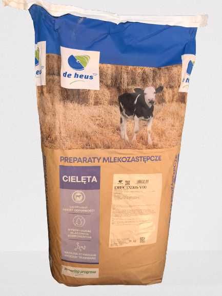Len Milk - preparat mlekozastępczy dla cieląt, mleko, de heus, 20kg