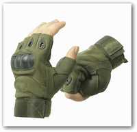 Тактические перчатки с открытыми пальцами oakley, зеленый
