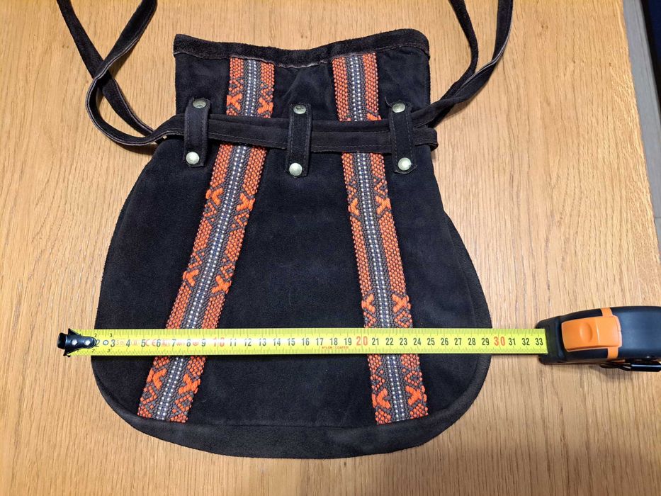 Torba worek w stylu folk, boho, etno firmy PPTK FOTO-PAM z 1978 r. - T