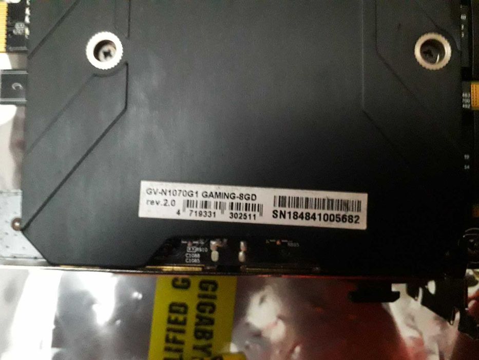 Продам Відеокарту Gigabite GTX 1070 в ідеальному стані