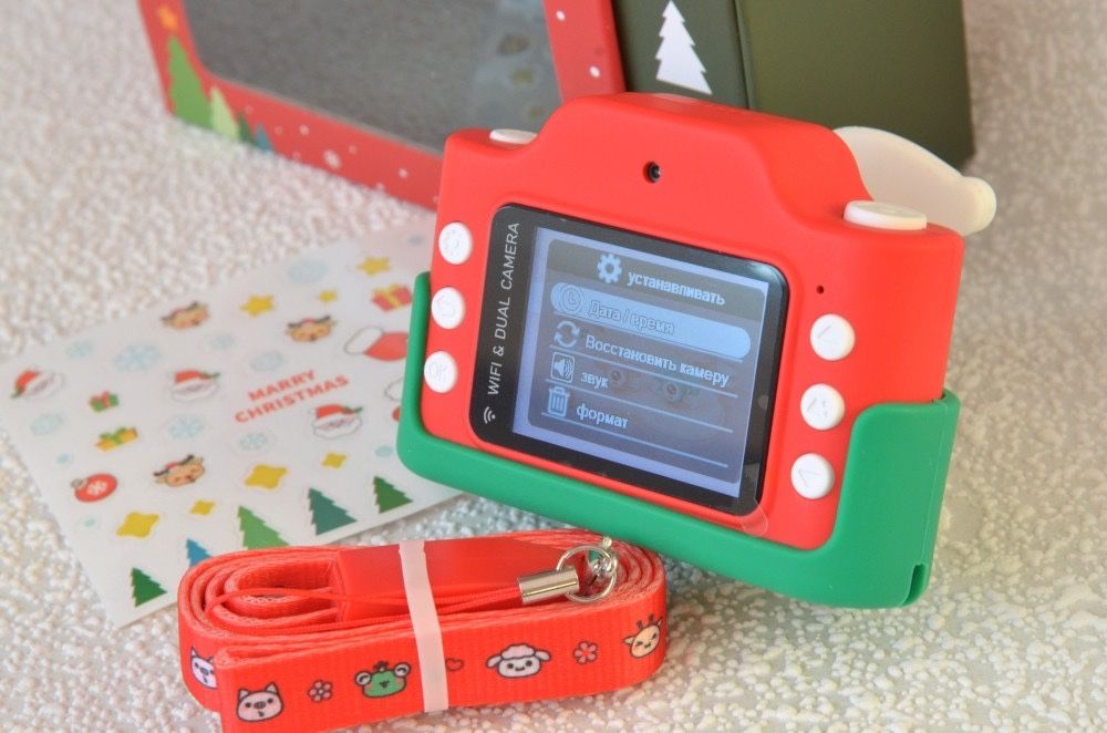 Цифровая детская камера фотоаппарат Санта 2.4Мп