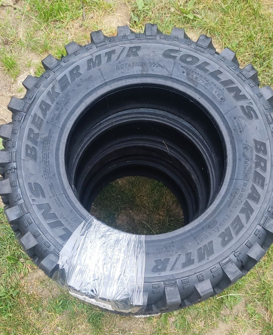 Nowe opony 215/75 R15 Collin's Breaker MT/R wzór Simex