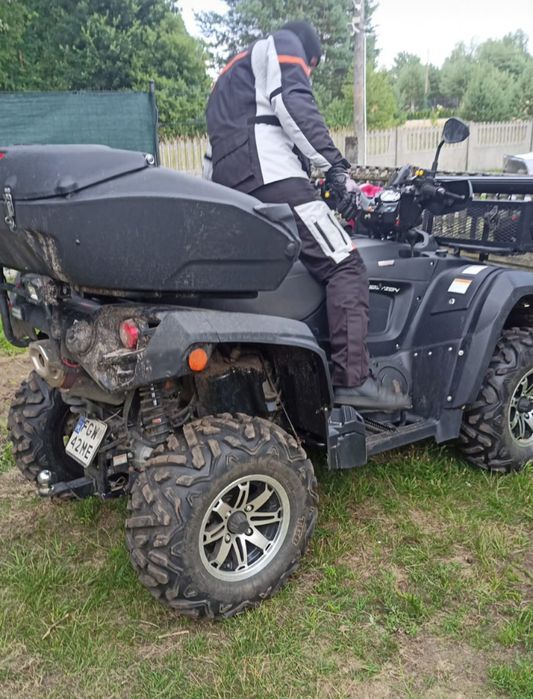 Spodnie Motocyklowe z szelkami Quad Cross Turystyk Sport