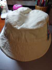 kapelusz bawełniany biały 60 cm.
