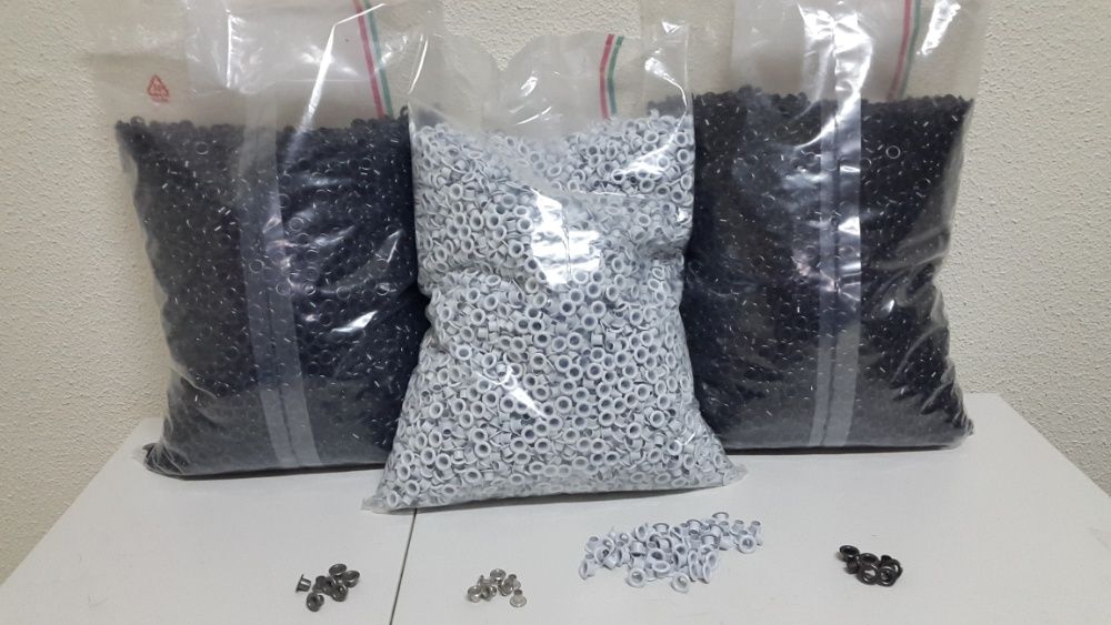 Velcro, Ilhós e outros componentes para calçado