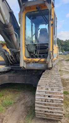 koparka volvo ec 240 ec 280 ec 290 części siłownik reduktor kabina
