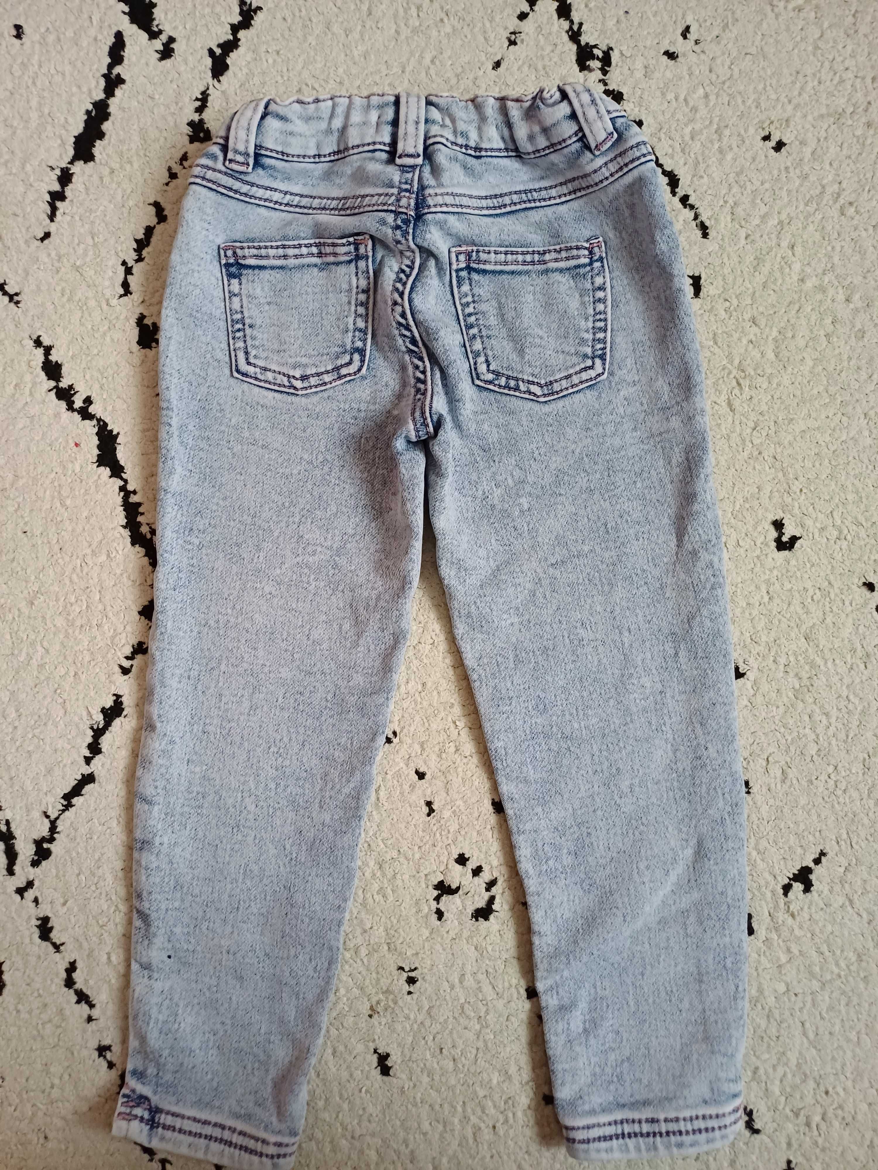 Jeansy dla dziewczynki 98r spodnie