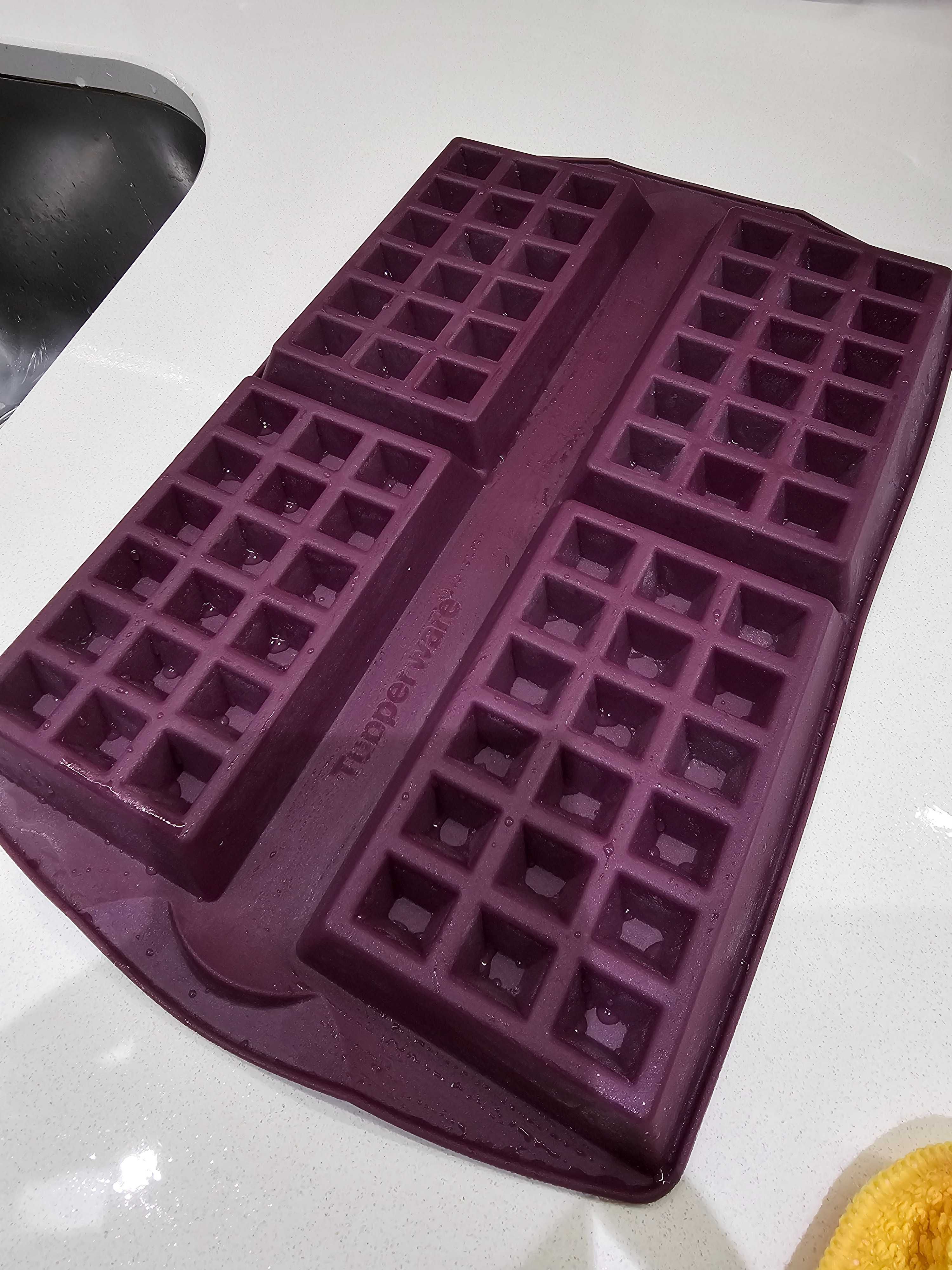 Forma waffles silicone tupperware