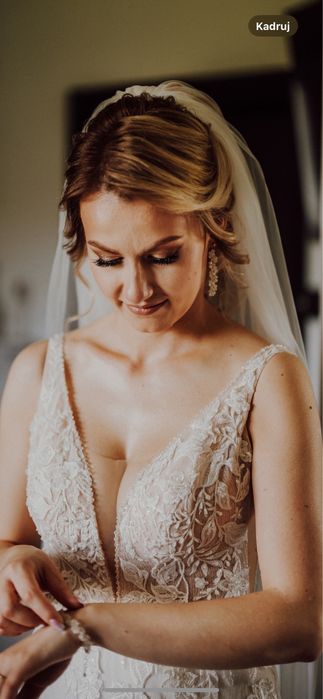 Suknia ślubna rybka