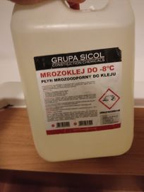 Mrozoklej plastyfikator zimowy płyn DO KLEJU -8*5L