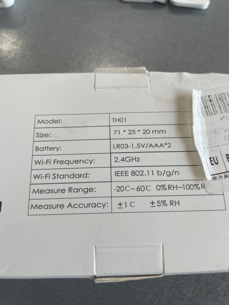 Датчик температури та вологості TH01 WI-FI комплект 4 шт