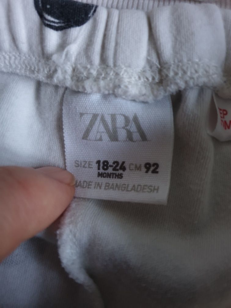 Bluza Hm 92  i getry Zara 92