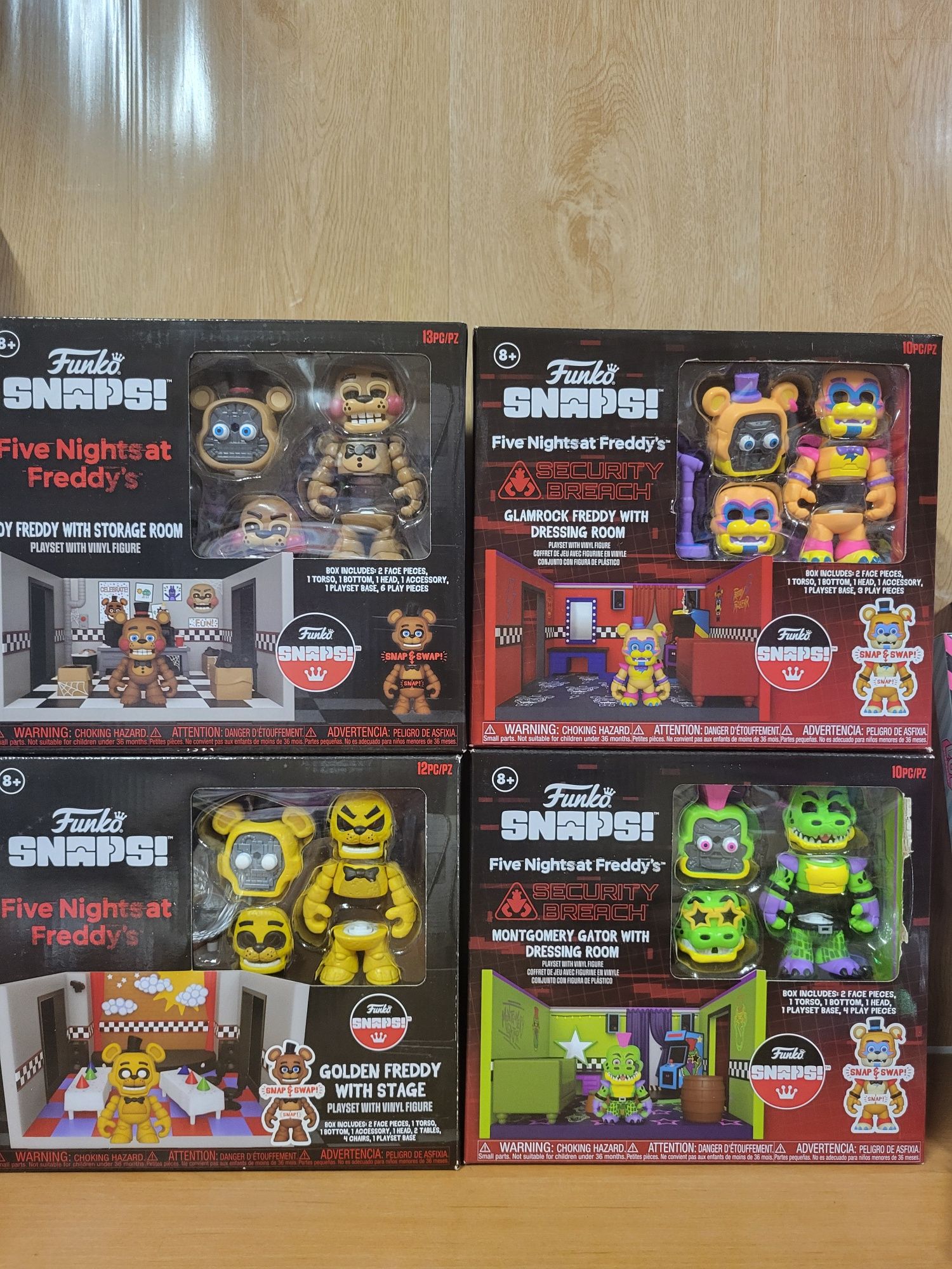 Набор 5 ночей Золотой Фредди и Сцена Funko Snaps Five Nights at Freddy