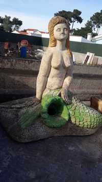 Estatua de sereia para Jardim