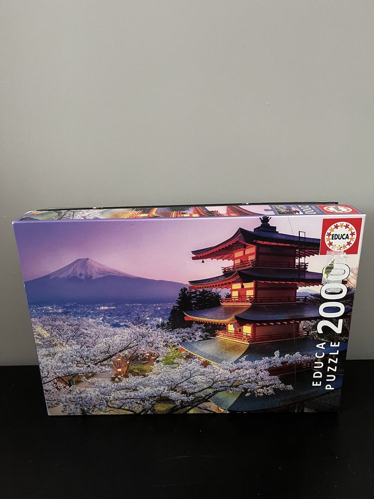 Puzzle widok na Fudżi Japonia