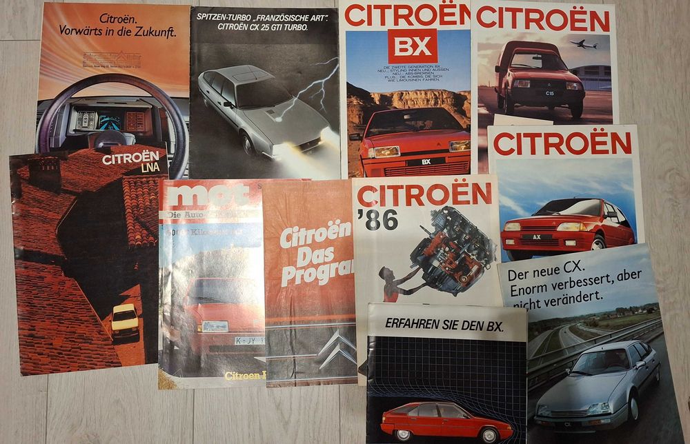 Prospekty, katalog, folder - Citroen