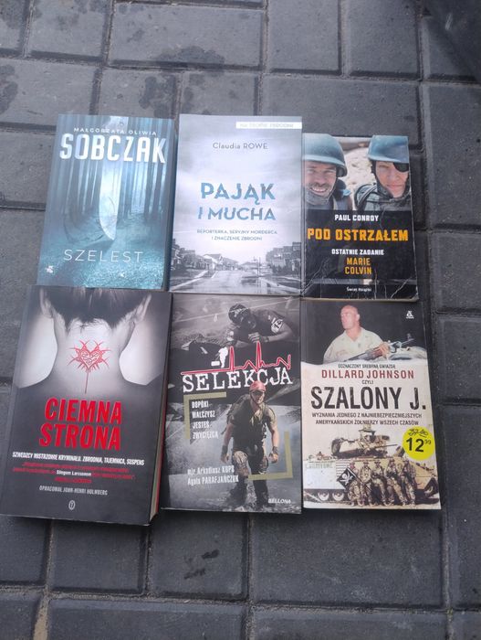Ksiazki 12 zlotych za sztuke