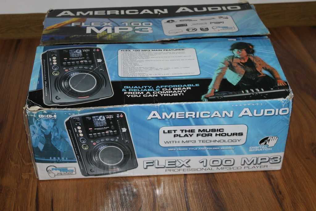 AMERICAN AUDIO DJ FLEX 100 MP3 Odtwarzacz cd/mp3 DJ ejski  Wysyłka