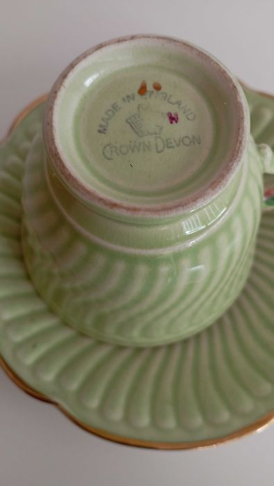 Conjunto de Chá Inglês Vintage | Crown Devon | Made in England