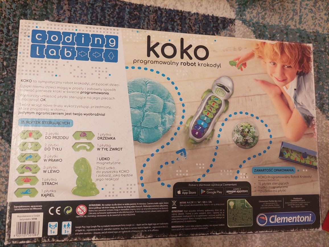 Koko programowalny robot krokodyl - kodowanie / programowanie