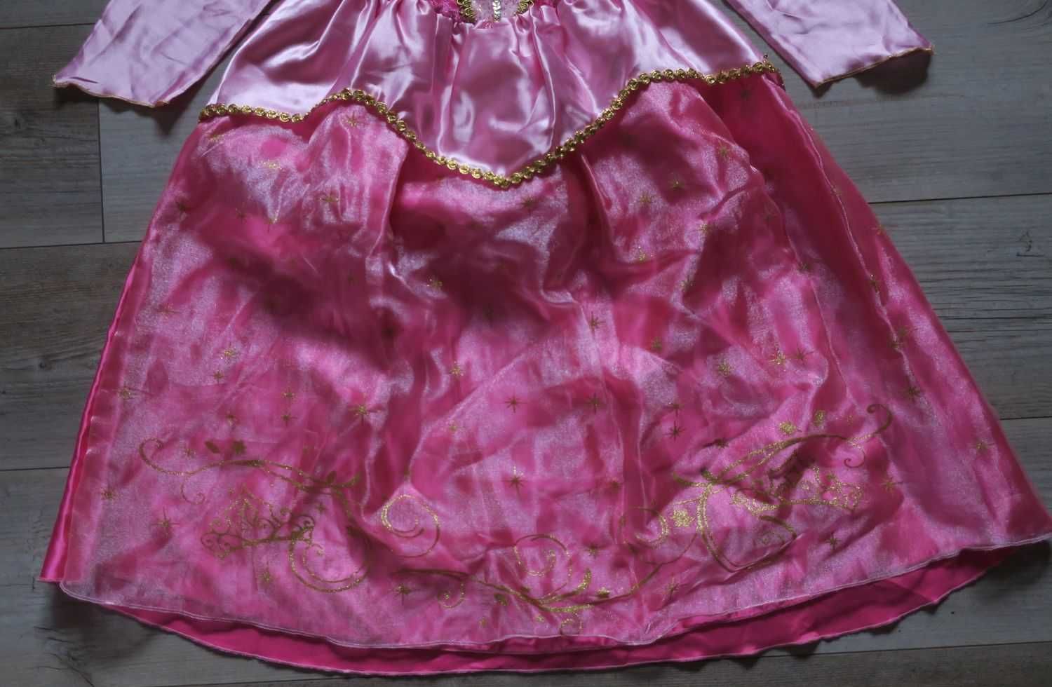 Sukienka karnawałowa księżniczka Aurora Disney r 122-128, 7-8 l Rubies