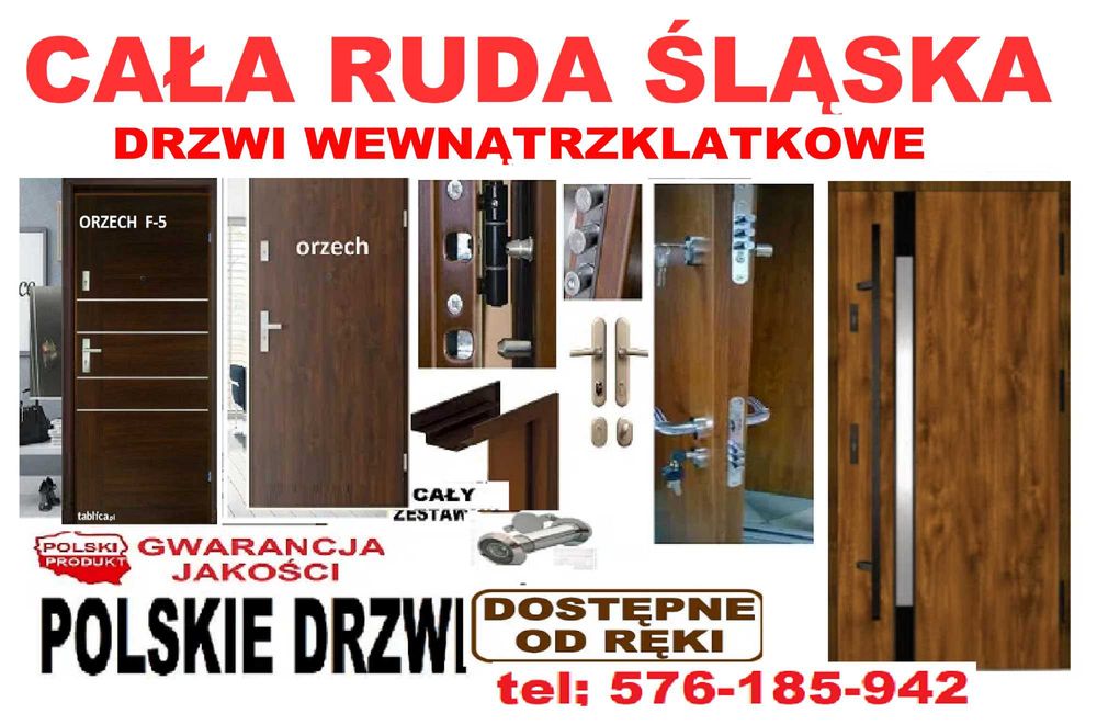 Drzwi WEJŚCIOWE zewnętrzne z MONTAŻEM do mieszkania w bloku klatkowe