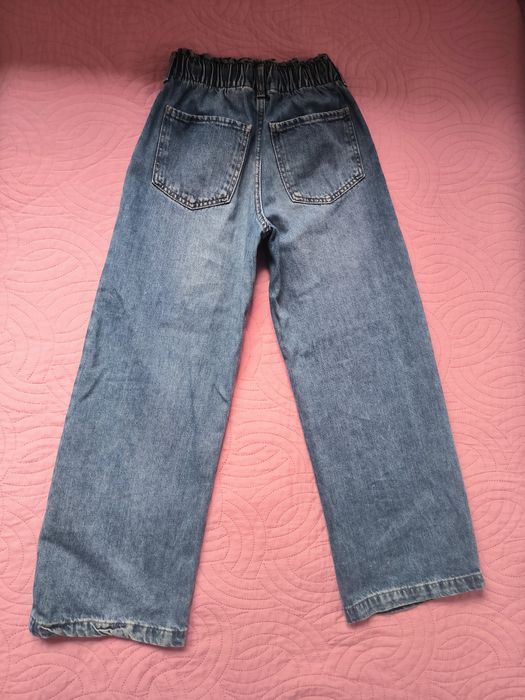 Spodnie dziewczęce H&M rozm.134 2 pary