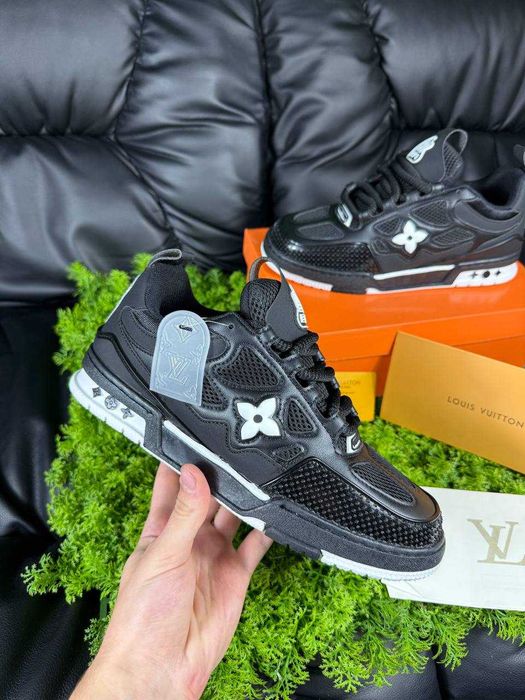 Кросівки Louis Vuitton Skate Sneaker луї вітон чорні луи дрилл