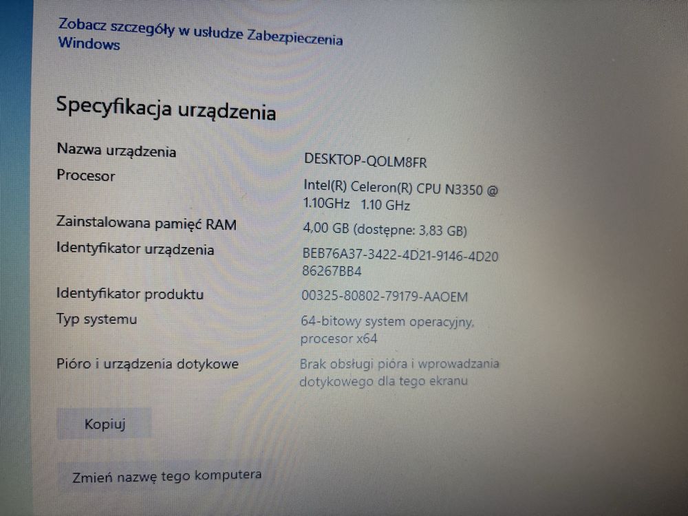 Laptop lenovo ideapad
