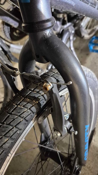 Rower BMX TABOU Gravity 3.0 Black steel blue dziecięcy młodzieżowy 20"