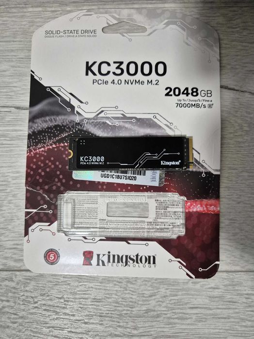 M.2 SSD диск 2TB Kingston KC3000 (7000MBs\PCI-e 4.0 x4) гаран. TradeIN