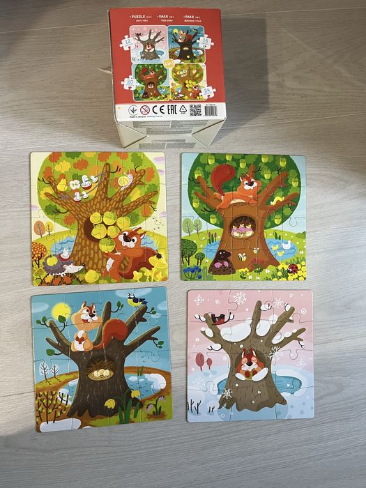 Пазли Dodo 4 в 1 Пори року