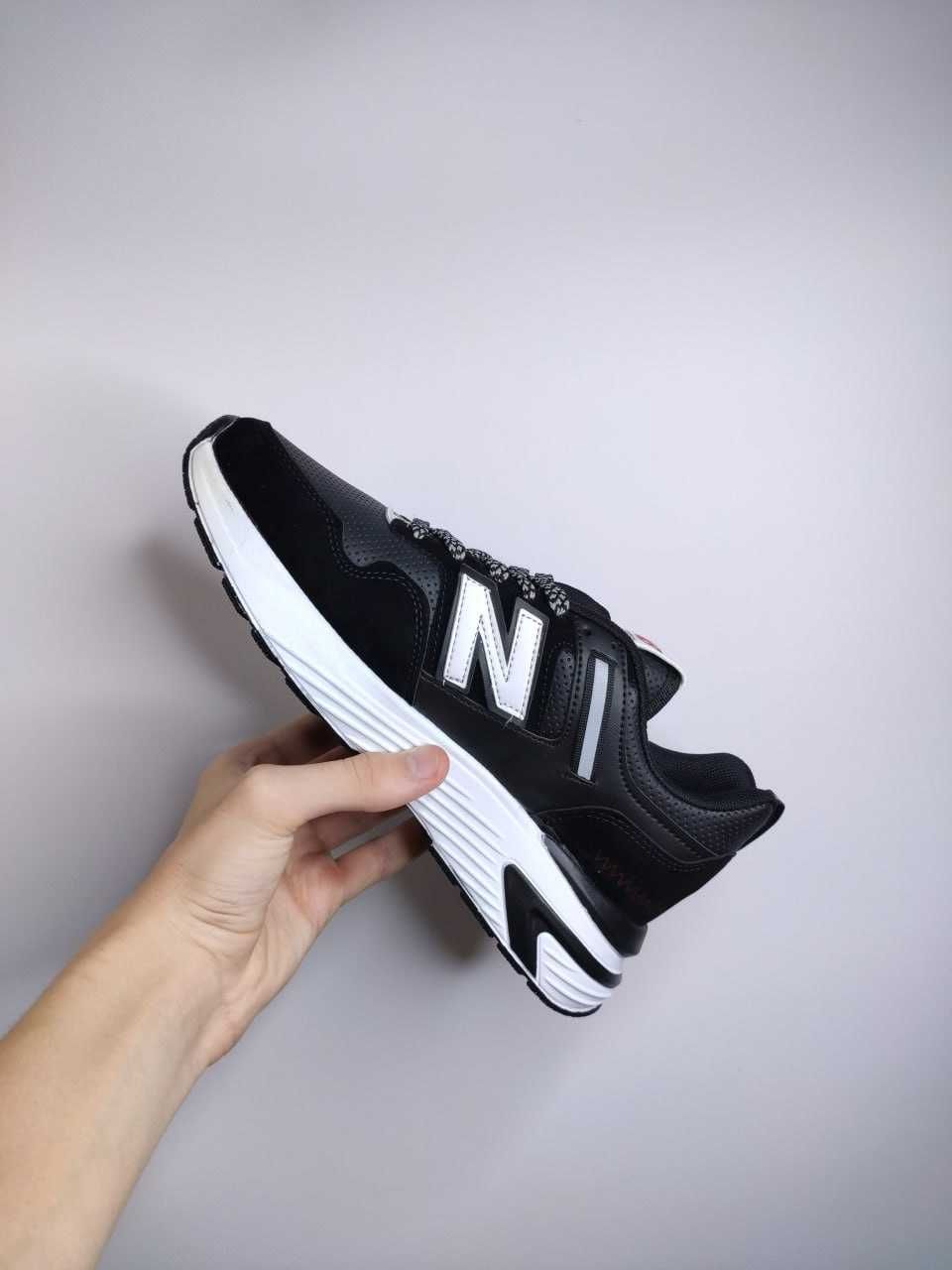 Мужские кроссовки New Balance 1974 Black-White. Размер 40-42.