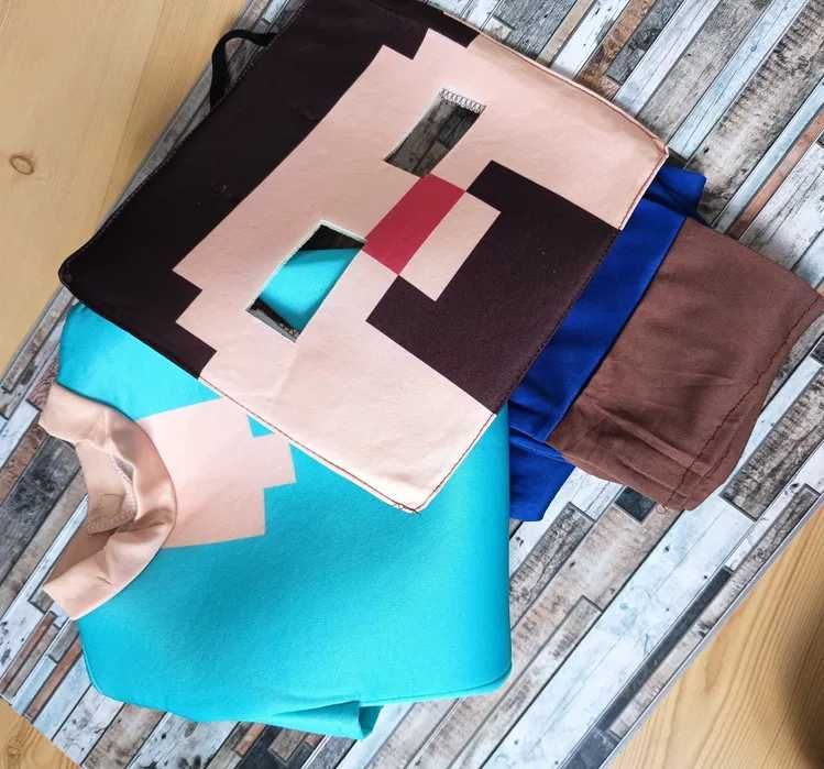 L 128-134 extra przebranie na bal karnawał Minecraft Stiv