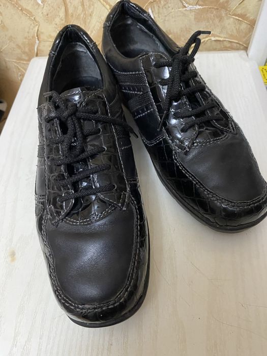 Туфли женские кожаные, нат кожа