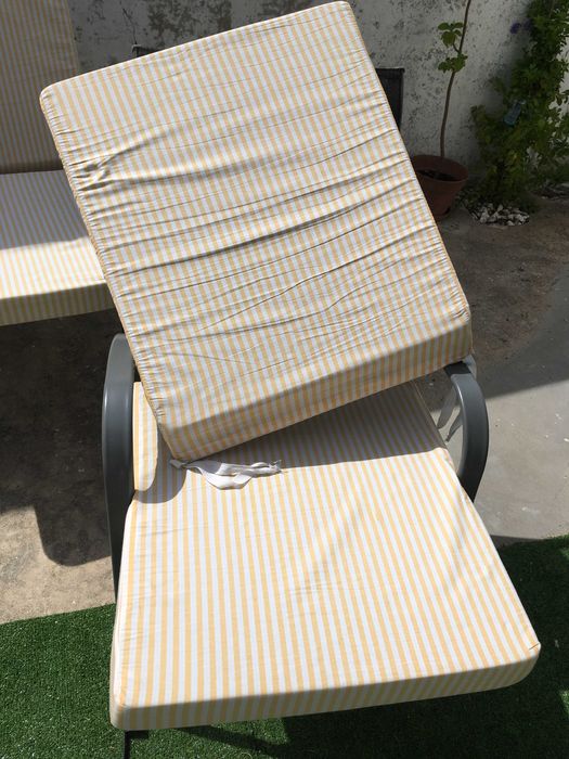 Almofadas Coxins para Cadeiras de Jardim