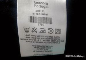 Camisola Cadena de gola alta cor preto tamanho XL - Bom estado