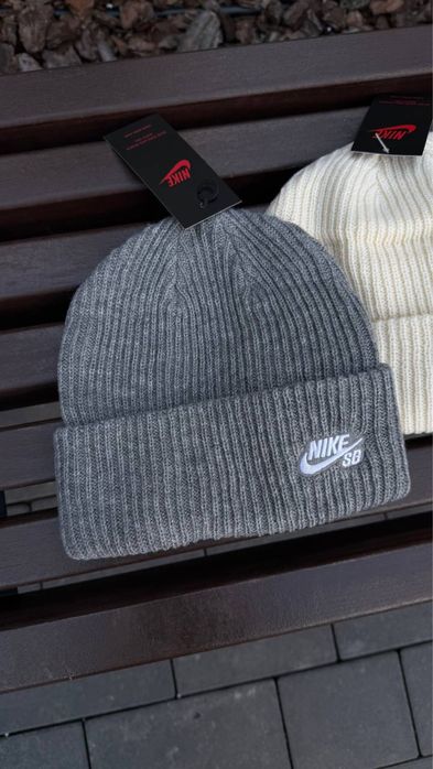 Шапка Nike SB чорна, сіра, біла, оранжева