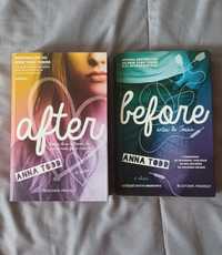 "After" e "Before" de Anna Todd