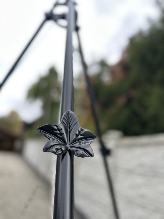 GRILL ogrodowy trójnóg solidny ruszt nierdzewny