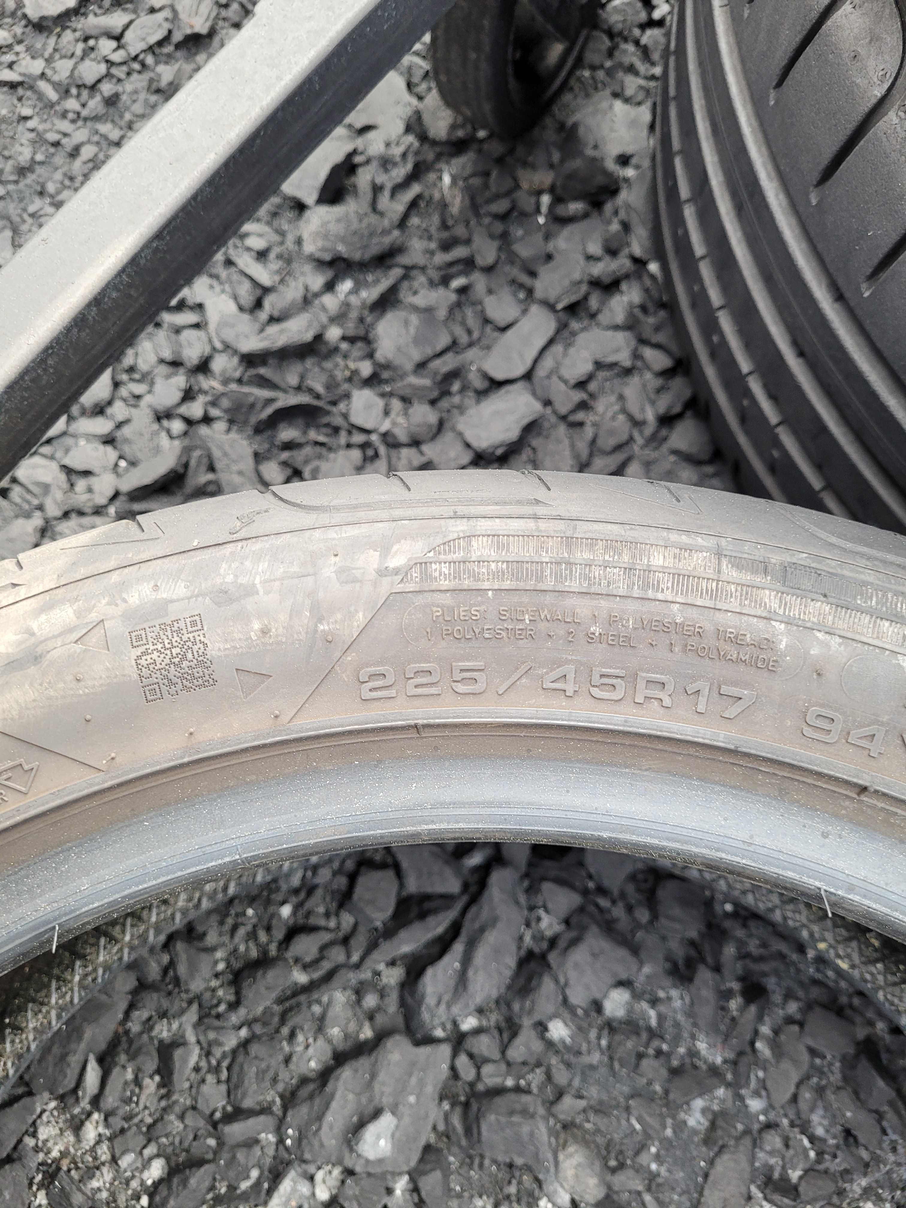 WYSYŁKA 2 Opony Letnie 225 45 R17 GoodYear Eagle F1 2017r.