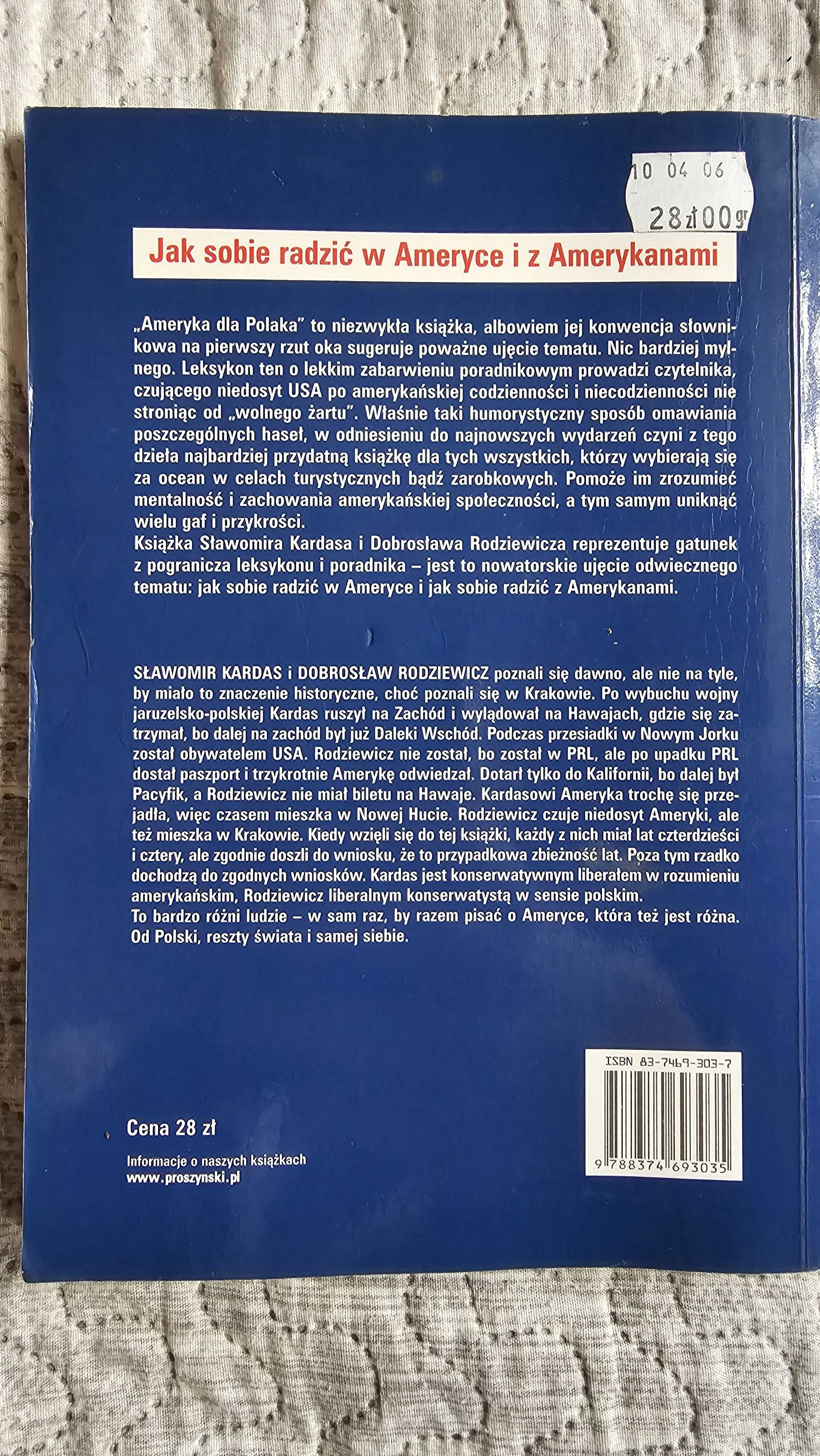 AS Ameryka dla Polaka Sławomir Kardas Dobrosław Rodziewicz SPIS