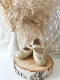 Nowe balerinki buciki Sinsay dla dziewczynki 23 kotki złote wesele chr