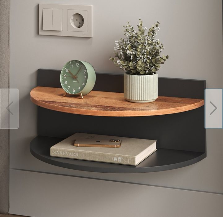 Półki ścienne 2 sztuki wiszące