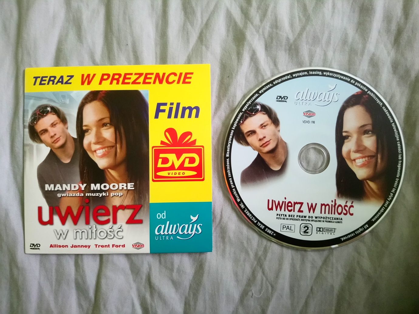 Film DVD Uwierz w miłość, reż. Clare Kilner, 2003
