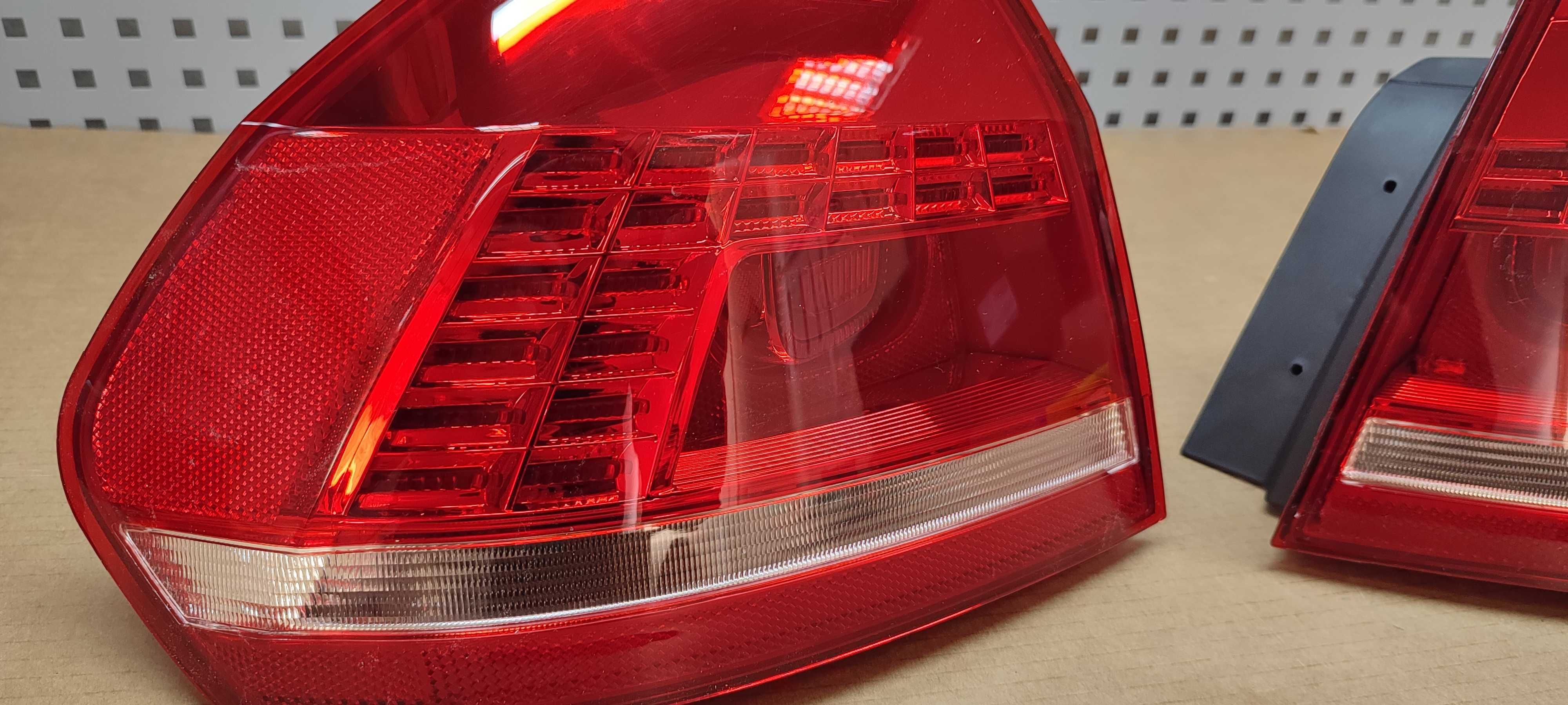 Задні LED ліхтарі з жовтими поворотами для VW PASSAT NMS 2013-2015