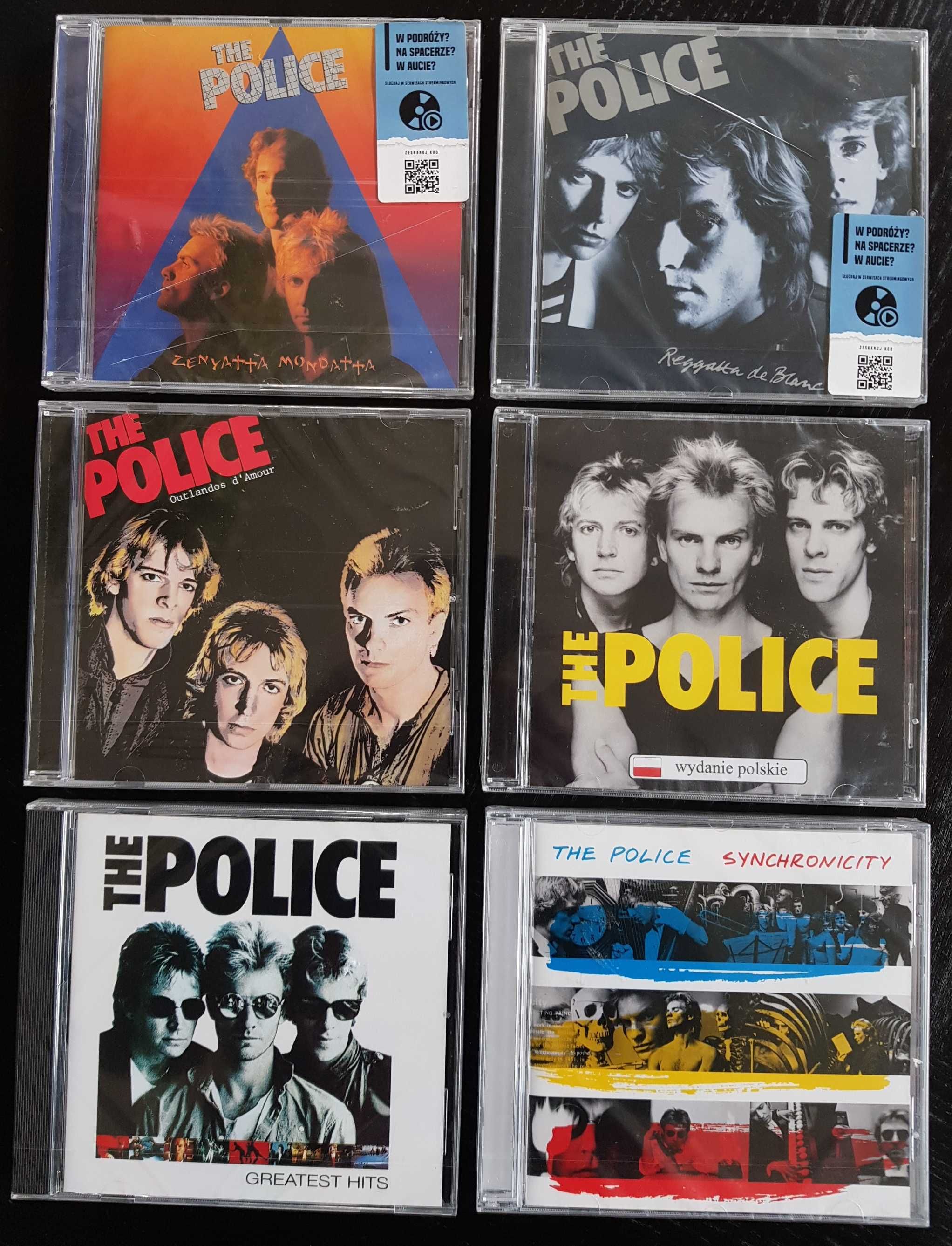 Muzyka na CD The Police zestaw x 6 real foto.