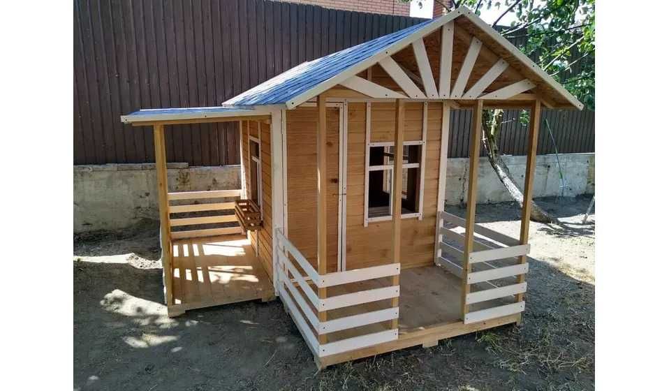 Будинок для дітей. Детский деревянный домик. Детский домик из дерева