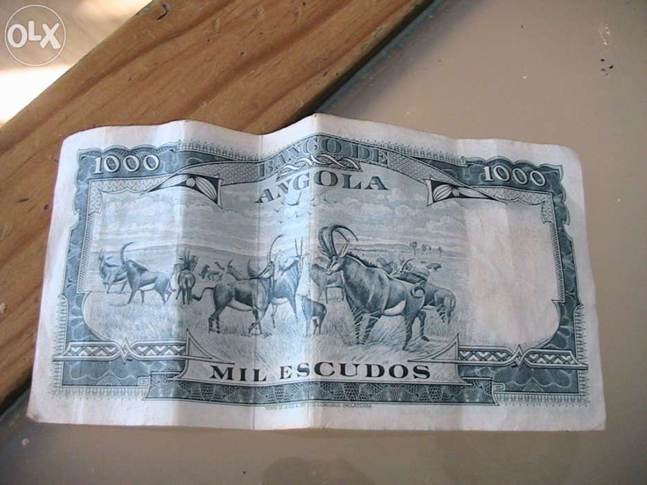 Nota antiga de angola americo tomas