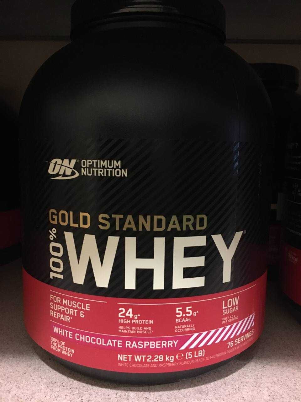 ТОП • ПРОТЕЇН 100% Whey Gold Standard UK Optimum Nutrition 2270 г